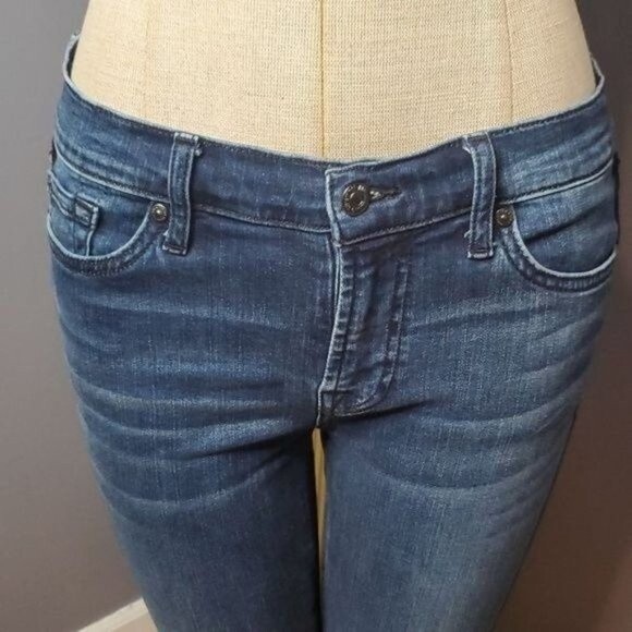 7 For All Mankind 7FAM b(air) Authentic The Ankle Skinny Size 27 - Picture 7 of 15